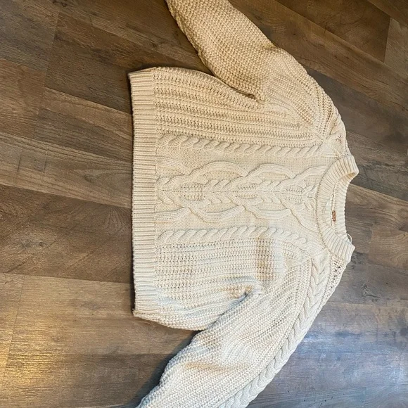 Free People Frankie Cable Sweater - Picture 2 of 10